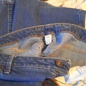 Sonoma Jeans 16w short  *BOGO*